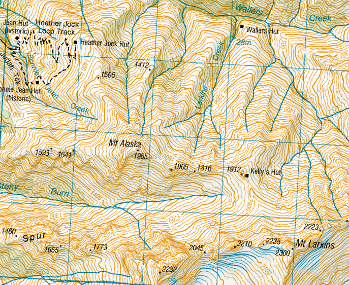 Map of the area Map of the area